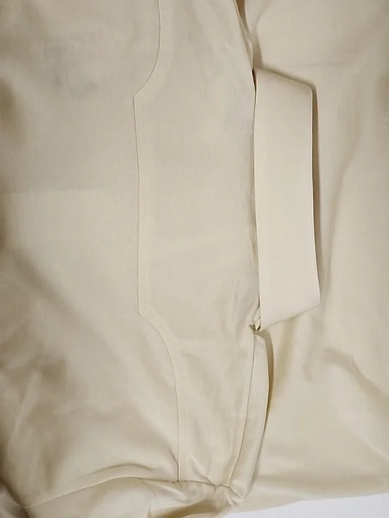 Sahara Cream Short-Sleeve Western Embroidered Polo Shirt w/pockets Sz M - Picture 5 of 10